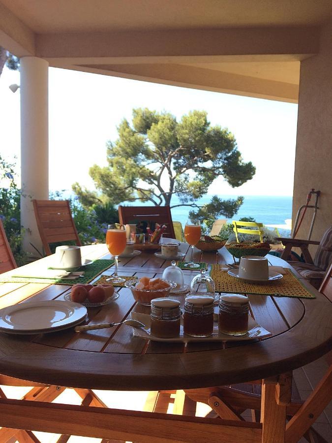 サン・マンドリエ・シュル・メール Les Bruyeres Bed & Breakfast エクステリア 写真